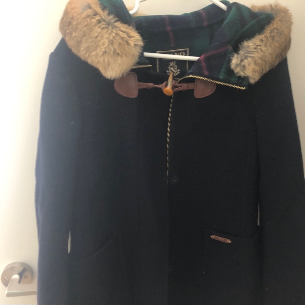 Short woollen coat